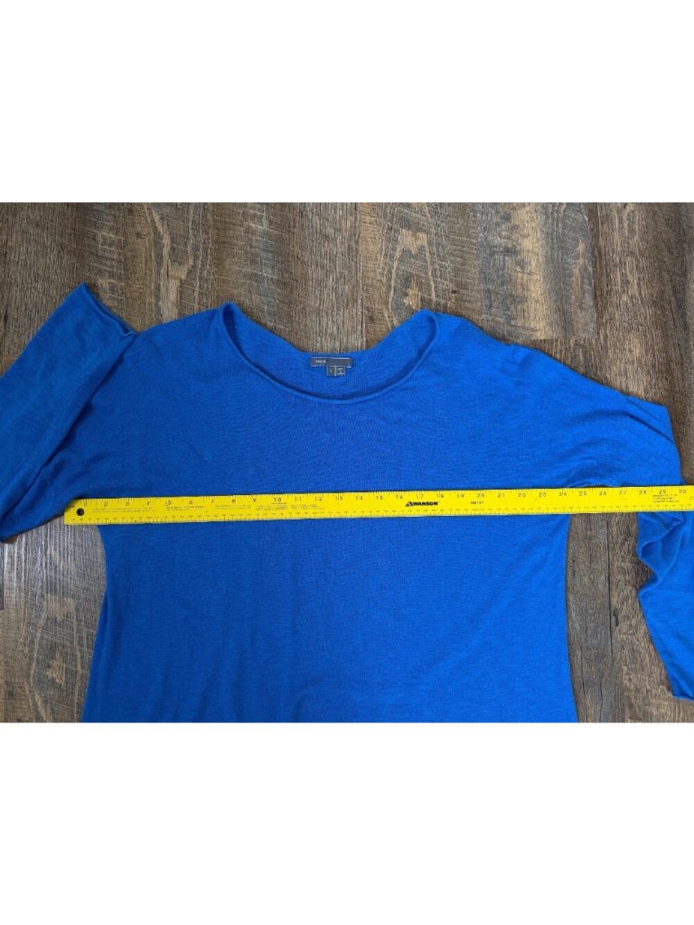 Vince Women’s Blue Lightweight Oversized Knit Pullover Size Large - Picture 3 of 8